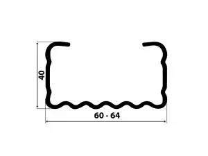 Profil leova® Weinbergpfahl Top
