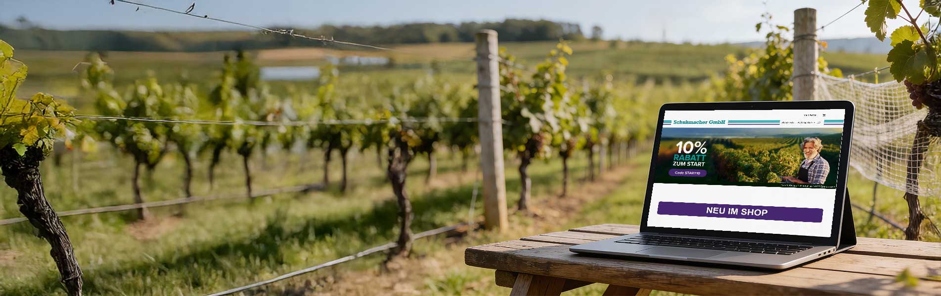 Onlineshop Eröffnungsbanner
