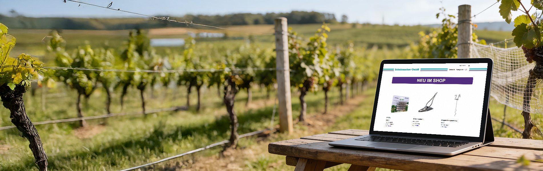Online-Shop Eröffnungsbanner