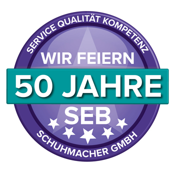 50-jahre Badge 50 Jahre SEB